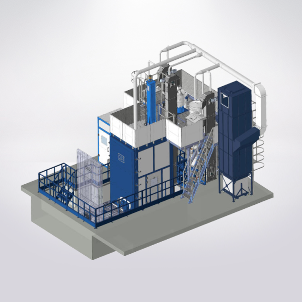 GST SPR 8X2500 Robotic Shot Peening Machine