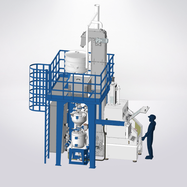 GST SPA 1X10 Automatic Blasting Machine