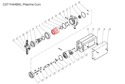 GST-100002 Front Gun Body