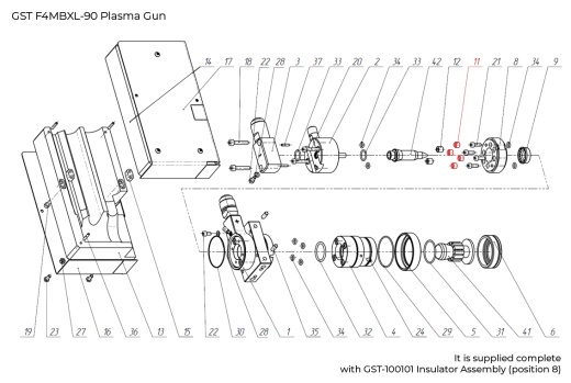 GST-100024 Insulating screw (4 pcs.)