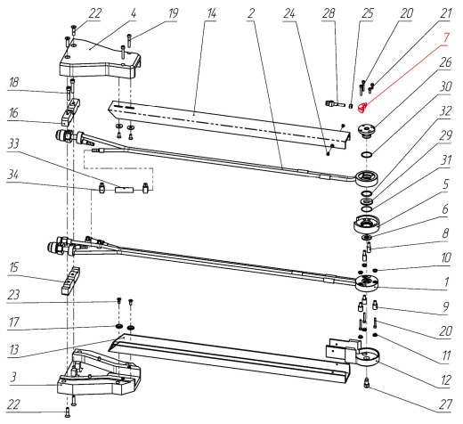 ST1003636 Injector support standard