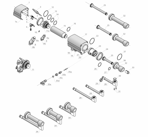 GST JP5000 HVOF Spray Gun