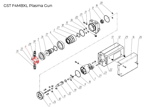 GST-100012 Injector Holder, Double, 100°/105°