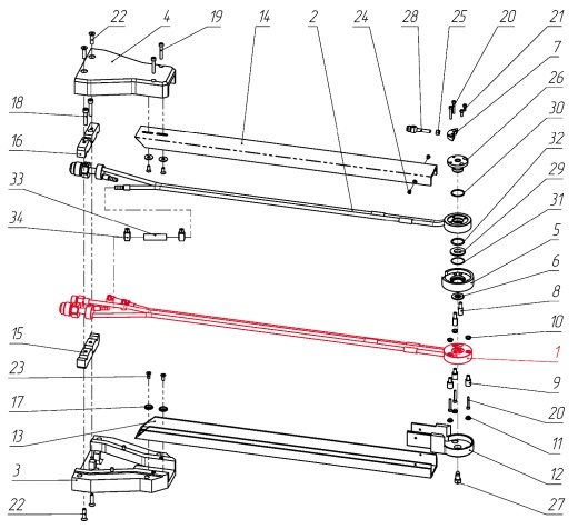 GST-00106100 Rear section complete