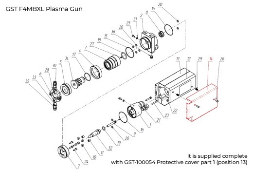 GST-100055 Protective cover part 2