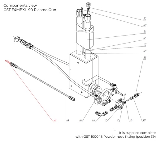 GST-100049 Powder hose