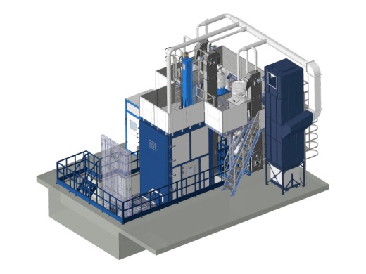 GST SPR 8X2500 Robotic Shot Peening Machine