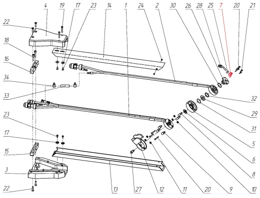 ST1003636 Injector support standard