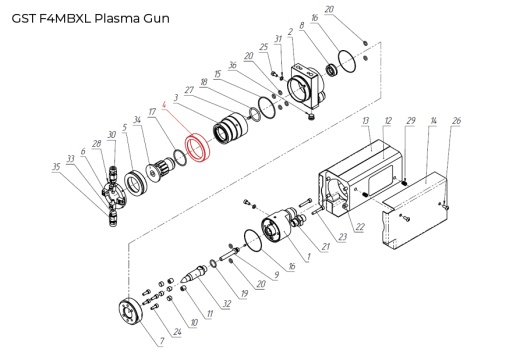 GST-100004 Rear Locking Ring