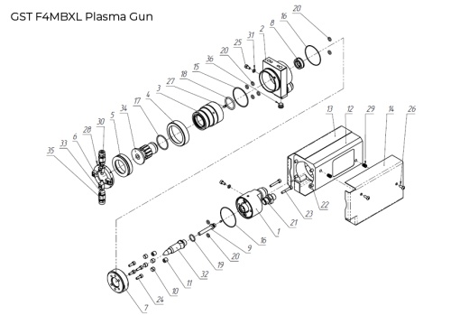 GST-100049 Powder hose