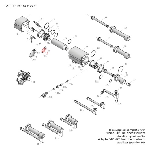 ST310042 Fuel check valve